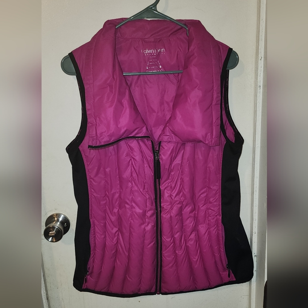Calvin Klein Magenta and Black Vest